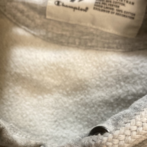 Champion light grey hoodie - Picture 4 of 4